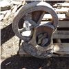Image 6 : welcome garden statue - is damaged -  and cement Angel statue , bird bath etc
