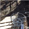 Image 5 : Wire garden pot stands and bird house