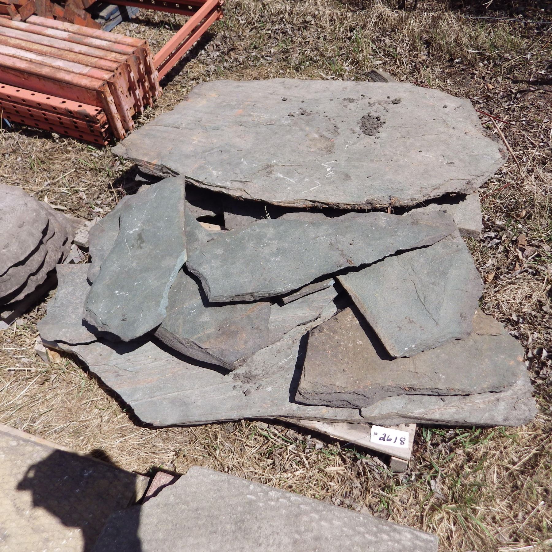 pallet of assorted pieces of slate