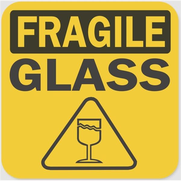 NOTICE TERMS RE: FRAGILE GLASS SHIPPING