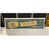 Image 1 : 43" x 12" Cosgrave's White Label Brewery Limited Advertising Poster