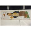 Image 3 : Lot of 4 - Vintage Plywood Popeye Character Panels for Kid's Room