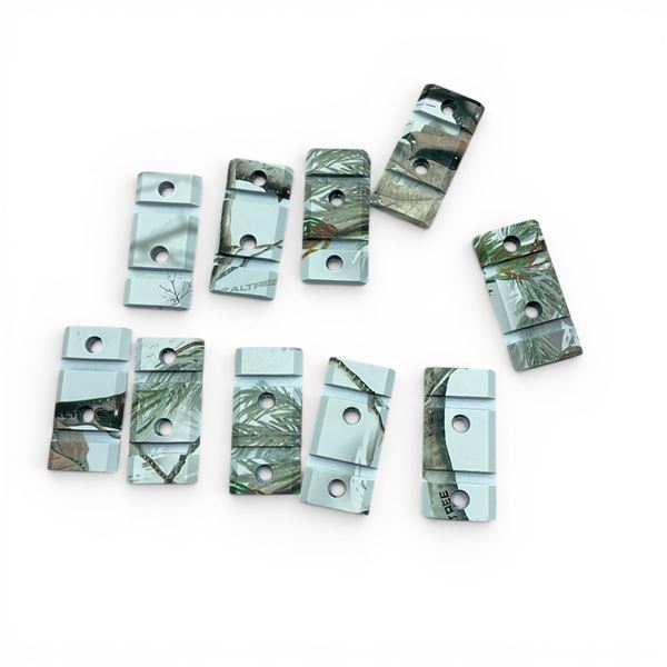 1-3/4" Rail Section, Winter Camo X 10 Qty