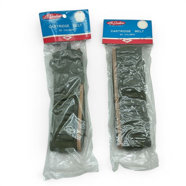 L.M Dickson 30 Caliber Cartridge Belt X 2 Qty