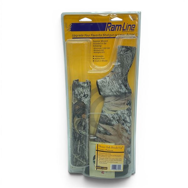RamLine Synthetic Replacement Stock for 12 Ga and Pre 1987 20 Ga Remington 870 in MO Break Up Camo