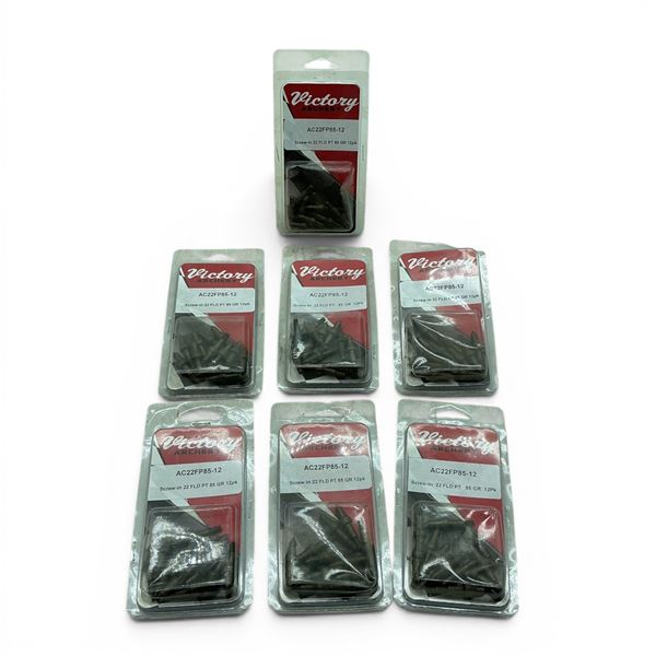 Victory Archery Screw-In 22 Field Point, 85 Grain, 12 Pack X 7 Qty