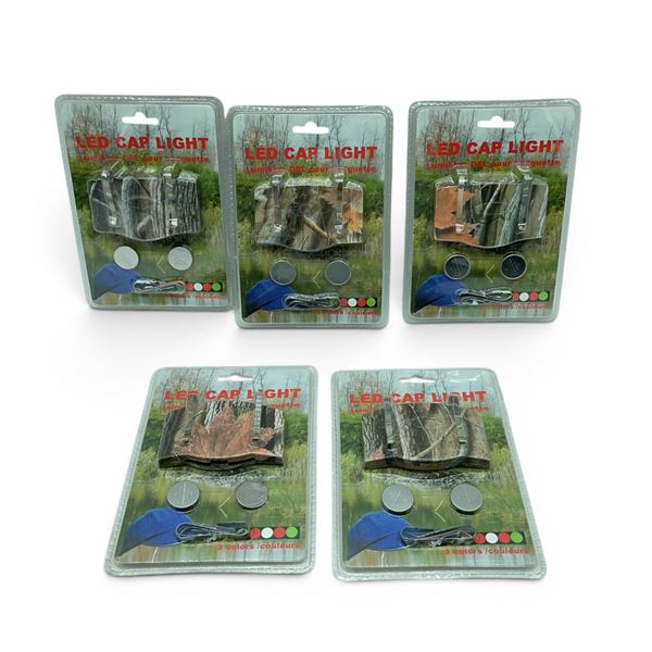 LED Cap Light X 5 Qty