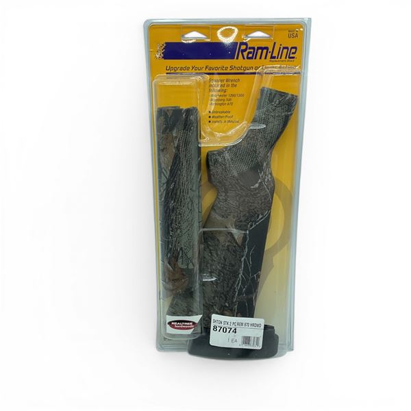 RamLine Synthetic Replacement 2 Pc Stock for Remington 870 in Realtree Hardwoods Camo