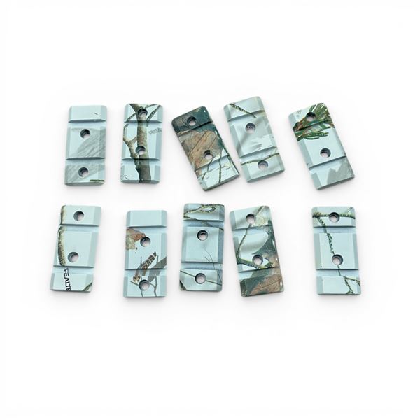 1-3/4" Rail Section, Winter Camo X 10 Qty
