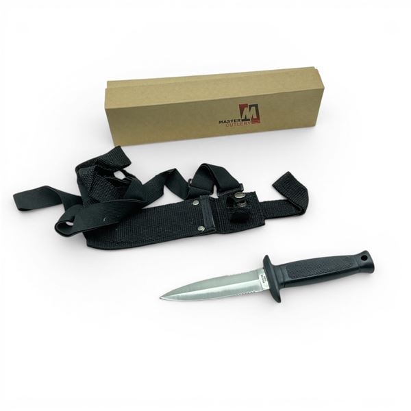 Master Cutlery Jaguar Fixed 4" Dagger with Sheath