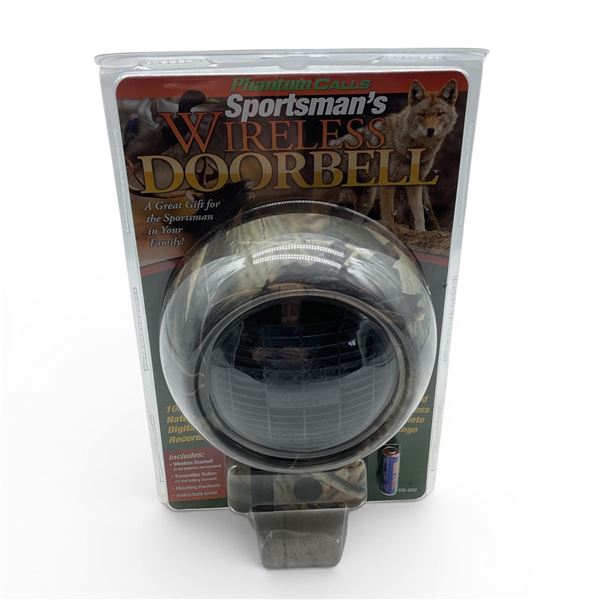 Sportsman's Wireless Doorbell with Natural Digital Recordings