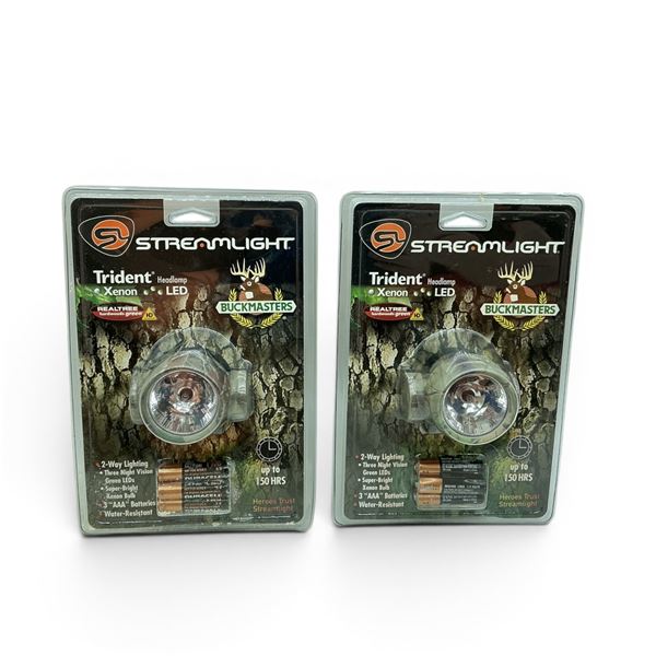Streamlight Trident Xenon/ LED Camo Headlamp X 2 Qty