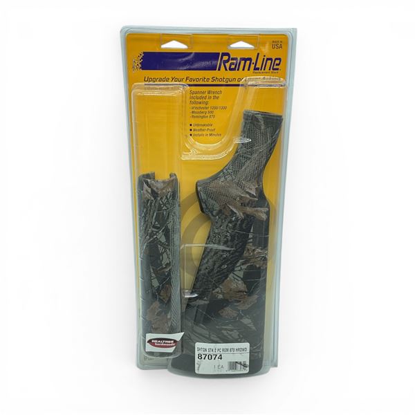 RamLine Synthetic Replacement 2 Pc Stock for Remington 870 in Hardwood Camo