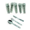 Image 1 : Knife, Fork, Spoon Camping Set X 6 Qty