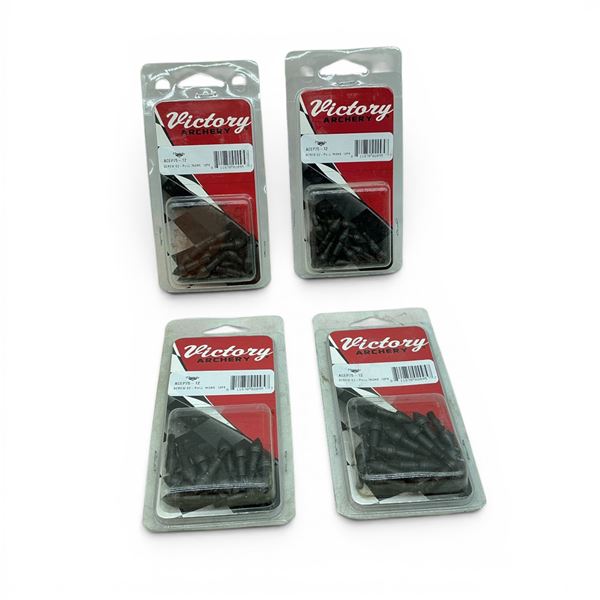 Victory Archery Screw-In EZ Pull, 75 Grain Field Tip, 12 Pack X 4 Qty