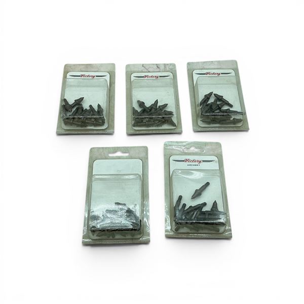 Victory Archery Screw-In Field Tips, 12 Pack X 5 Qty