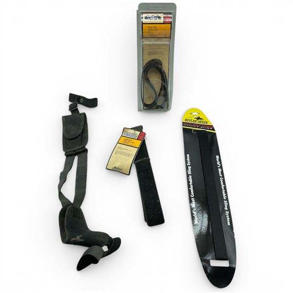 Assorted Slings, Loop Back Inner Duty Belt, Size 26"-30" Pant Size and Harness