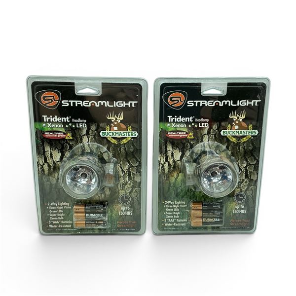 Streamlight Trident Xenon/ LED Camo Headlamp X 2 Qty