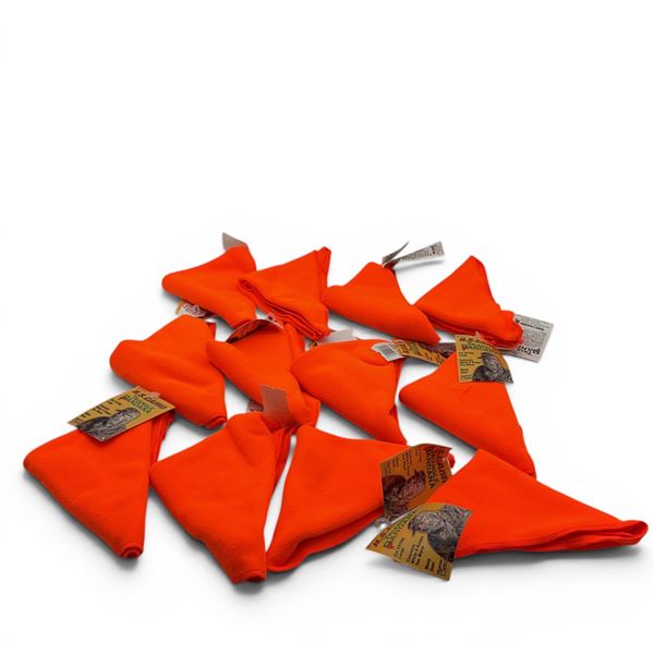 Hunters Specialties Camo Triangle Bandana, Blaze Orange X 12 Qty