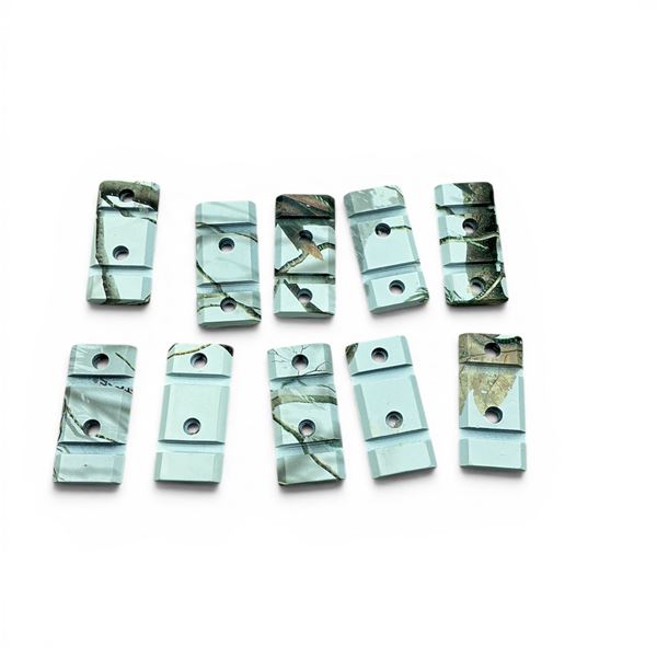 1-3/4" Rail Section, Winter Camo X 10 Qty