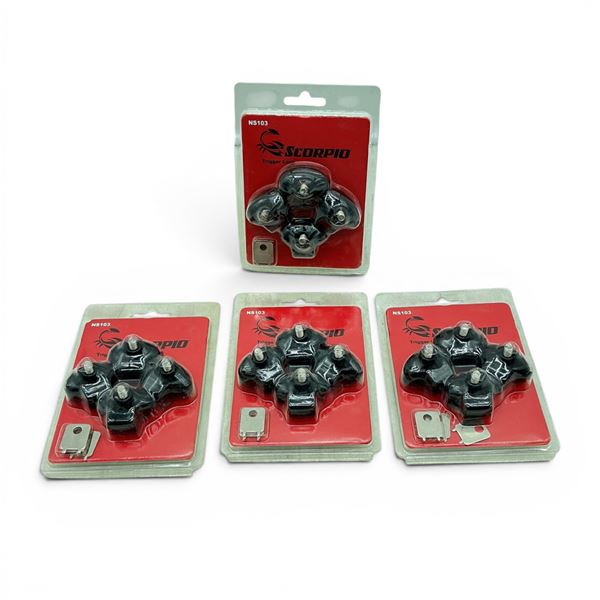 Scorpio Trigger Locks, 4 Pack X 4 Qty