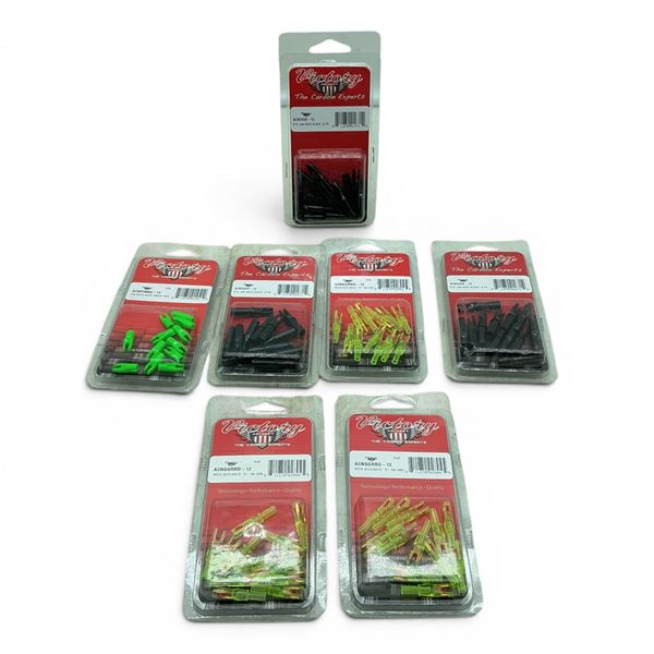 Assorted Victory Archery Pin Nock Inserts, 12 Pack X 7 Qty