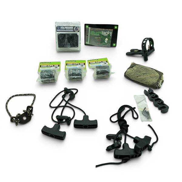 Assorted Hunting and Archery Tools and Accessories