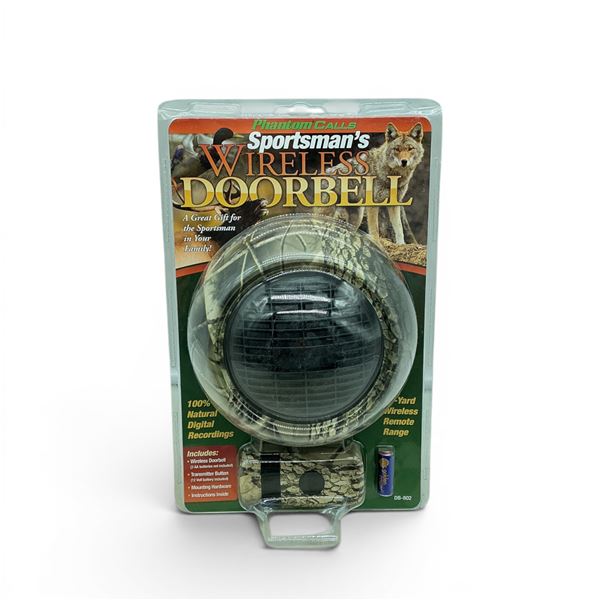 Sportsman's Wireless Doorbell with Natural Digital Recordings