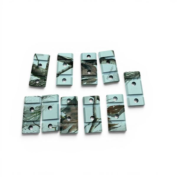 1-3/4" Rail Section, Winter Camo X 10 Qty
