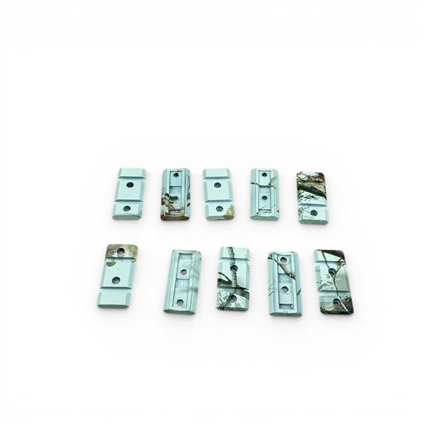 1-3/4" Rail Section, Winter Camo X 10 Qty
