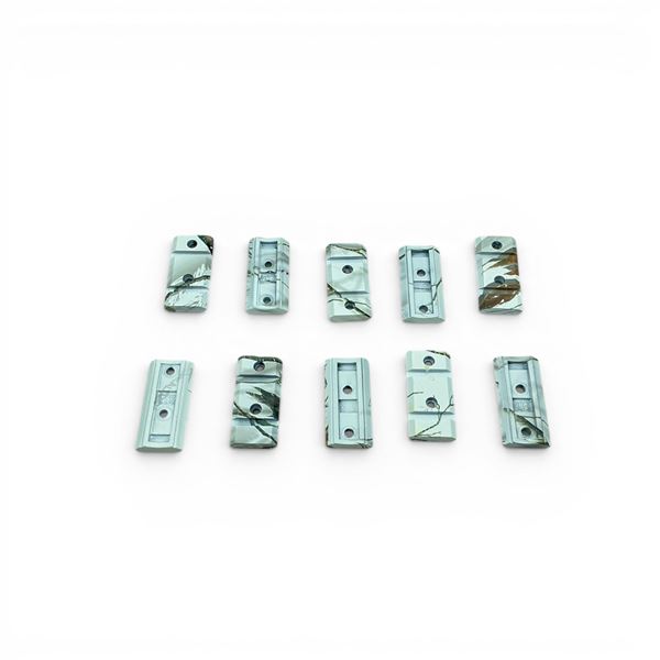 1-3/4" Rail Section, Winter Camo X 10 Qty