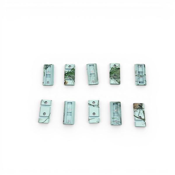 1-3/4" Rail Section, Winter Camo X 10 Qty