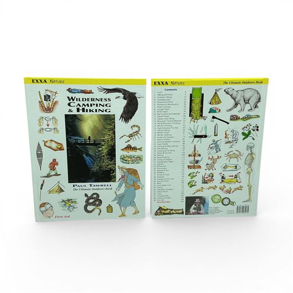 Exxa Nature Wilderness Camping and Hiking Book X 2 Qty
