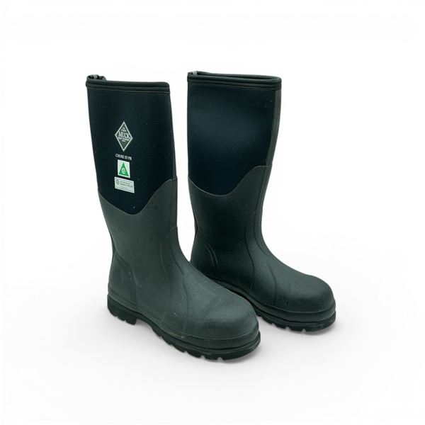 Muck Chore Grade 1 All Conditions Safety Work Boot, Men's Size 9, Women's Size 10, Black
