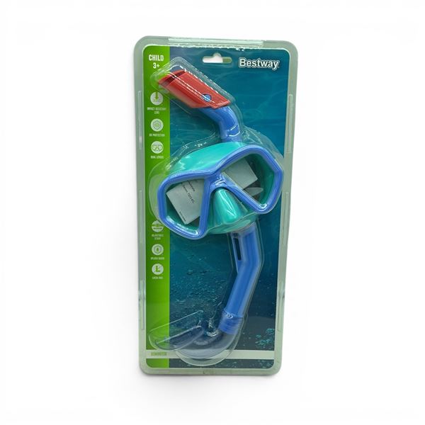 Bestway Dominator Child 3+ Swim Mask and Snorkel Set, New