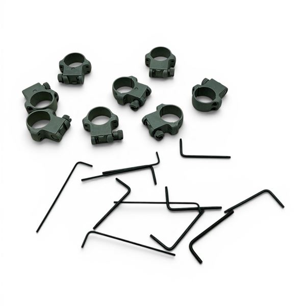 Scope Rings X 8 Qty and Allen Keys