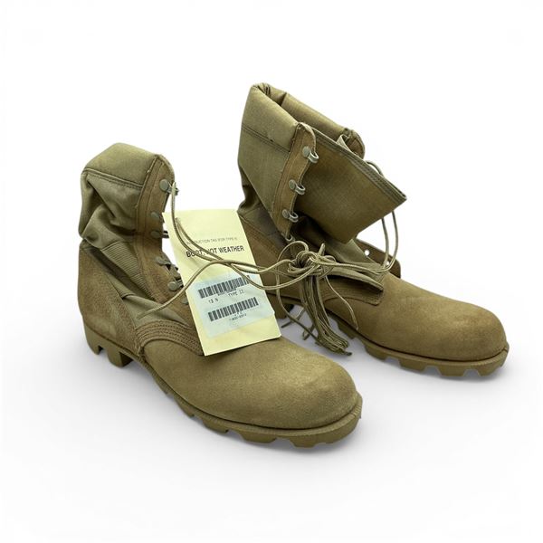 Wellco Type II Hot Weather Tan Boots, Men's Size 13