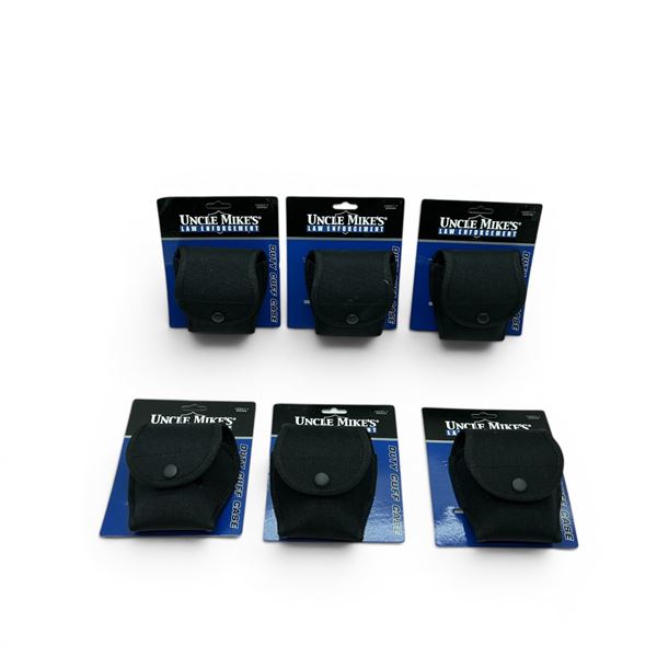 Uncle Mike's Law Enforcement Kodra Duty Cuff Case X 6 Qty