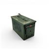 Image 1 : Metal 50 Cal M1A1 Ammo Can, ODG, 11" X 7" X 6"