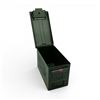 Image 2 : Metal 50 Cal M1A1 Ammo Can, ODG, 11" X 7" X 6"