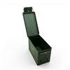 Image 2 : Metal 50 Cal M1A1 Ammo Can, ODG, 11" X 7" X 6"