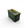 Image 1 : Metal 50 Cal M1A1 Ammo Can, ODG, 11" X 7" X 6"