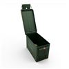 Image 2 : Metal 50 Cal M1A1 Ammo Can, ODG, 11" X 7" X 6"