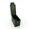 Image 2 : Metal 50 Cal M1A1 Ammo Can, ODG, 11" X 7" X 6"