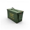 Image 1 : Metal 50 Cal M1A1 Ammo Can, ODG, 11" X 7" X 6"