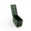 Image 2 : Metal 50 Cal M1A1 Ammo Can, ODG, 11" X 7" X 6"