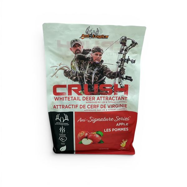 Ani Logics Signature Series 'Crush' Whitetail Deer Attractant, Apple, 5 Lb Bag