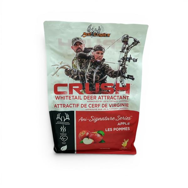 Ani Logics Signature Series 'Crush' Whitetail Deer Attractant, Apple, 5 Lb Bag