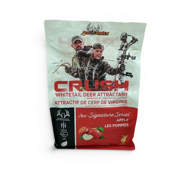 Ani Logics Signature Series 'Crush' Whitetail Deer Attractant, Apple, 5 Lb Bag