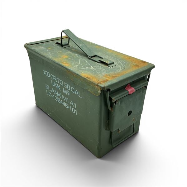 Metal M2A1 Ammo Can, ODG 11" X 7" X 6"